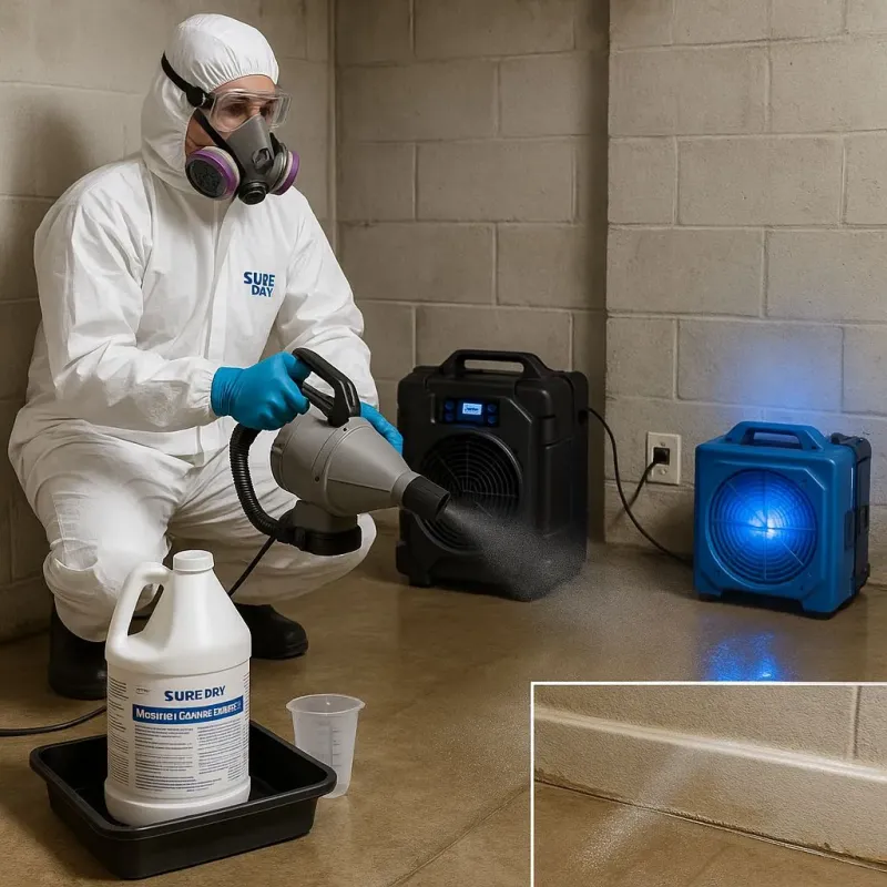 Sanitization and Odor Removal process in Bucyrus, OH